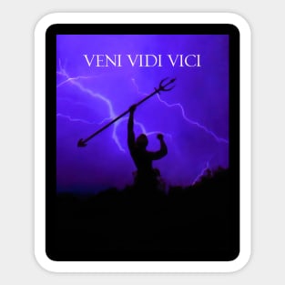 VENI VIDI VICI Sticker